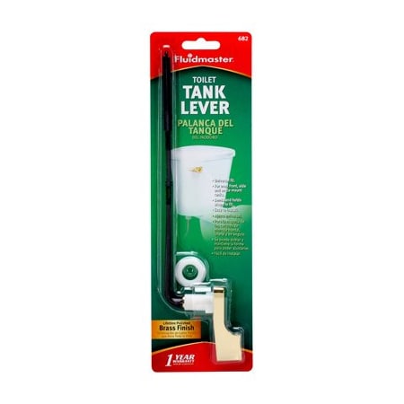 Fluidmaster Tank Lever Brass Plated Metal/Plastic For Universal Brass Plated 682